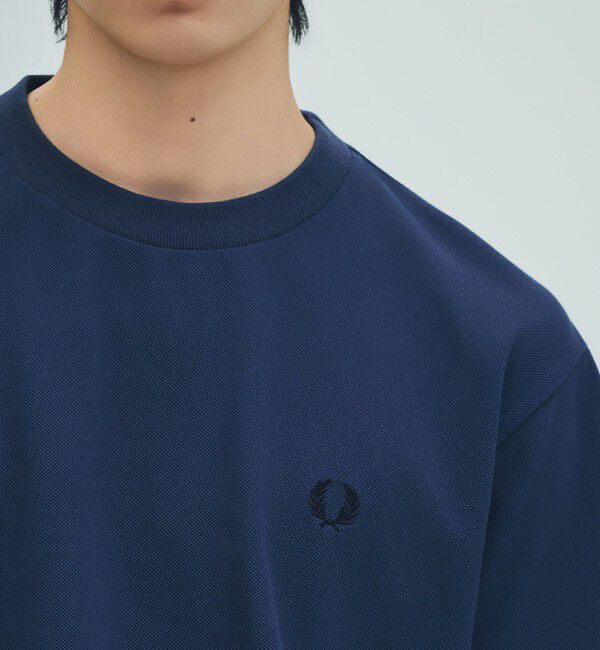 SHIPS「【SHIPS別注】FRED PERRY: ワンポイントロゴ ピケ Tシャツ 26SS」|Tシャツ・カットソー|コバルトブルー
