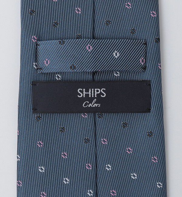 SHIPS Colors 「SHIPS Colors:日本製 シルク 小紋柄 ネクタイ」|ネクタイ・蝶ネクタイ|
