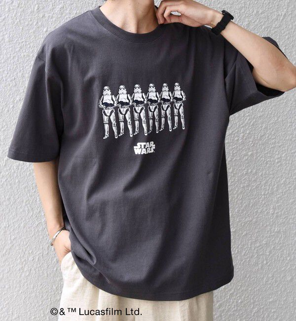 SHIPS any「SHIPS any: [STAR WARS / スター・ウォーズ] グラフィック Tシャツ 26SS◇」|Tシャツ・カットソー|チャコールグレー