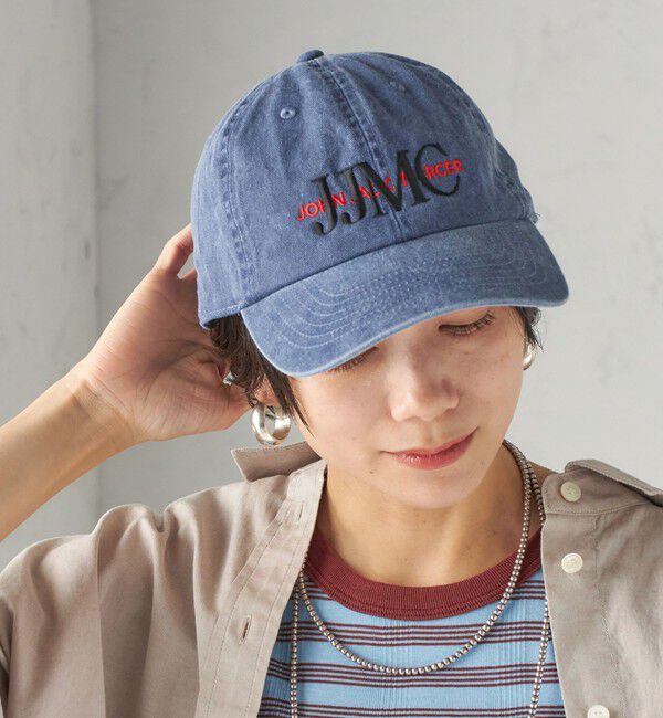 SHIPS for women「〈洗濯機可能〉J.J.MERCER: 刺繍 ロゴ キャップ」|キャップ・キャスケット|