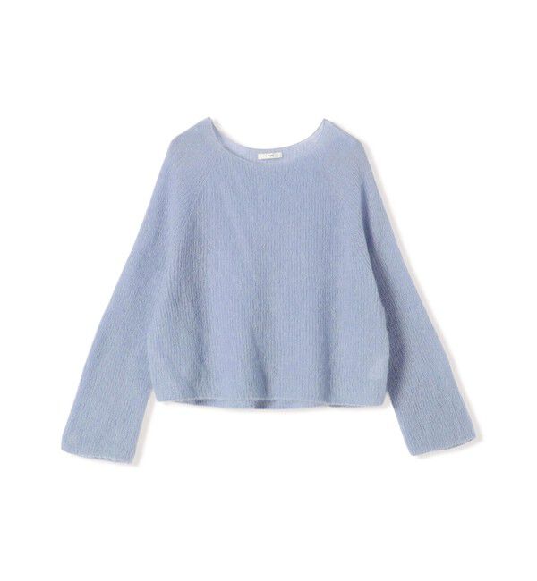 SHIPS for women「〈手洗い可能〉キッド モヘヤ 畦 プルオーバー」|ニット・セーター|