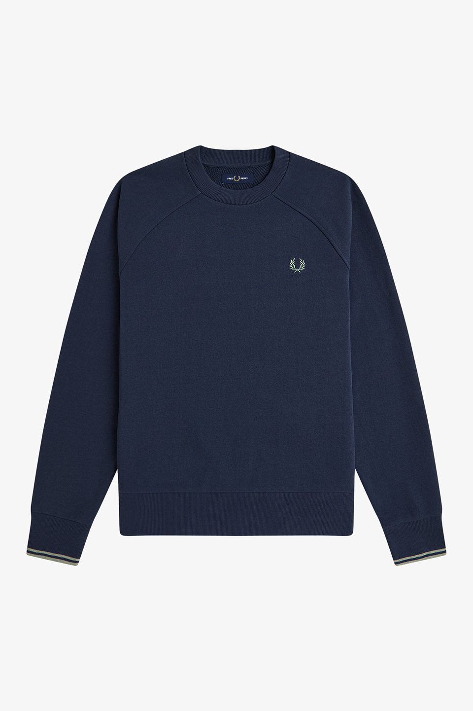 FRED PERRY 「FRED PERRY／Tipped Crew Neck Sweatshirt／ティップドクルーネックロゴスウェット」|スウェット・ジャージ|