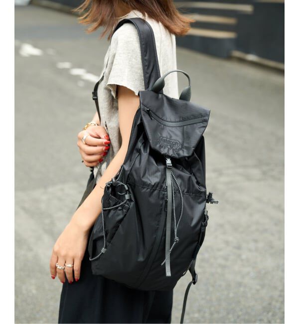 OUTDOOR PRODUCTS Usual Things「追加5 PACKABLE BACKPACK」|リュック|ブラック