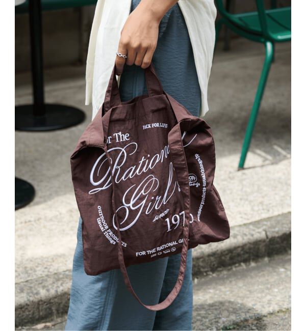OUTDOOR PRODUCTS Usual Things「新色追加　Rational Girl ナイロン2WAYトート」|トートバッグ|ブラウン