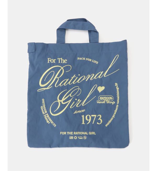 OUTDOOR PRODUCTS Usual Things「新色追加　Rational Girl ナイロン2WAYトート」|トートバッグ|