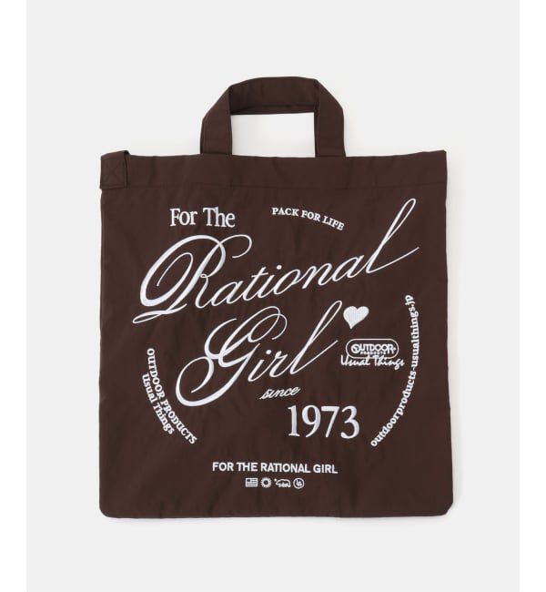 OUTDOOR PRODUCTS Usual Things「新色追加　Rational Girl ナイロン2WAYトート」|トートバッグ|