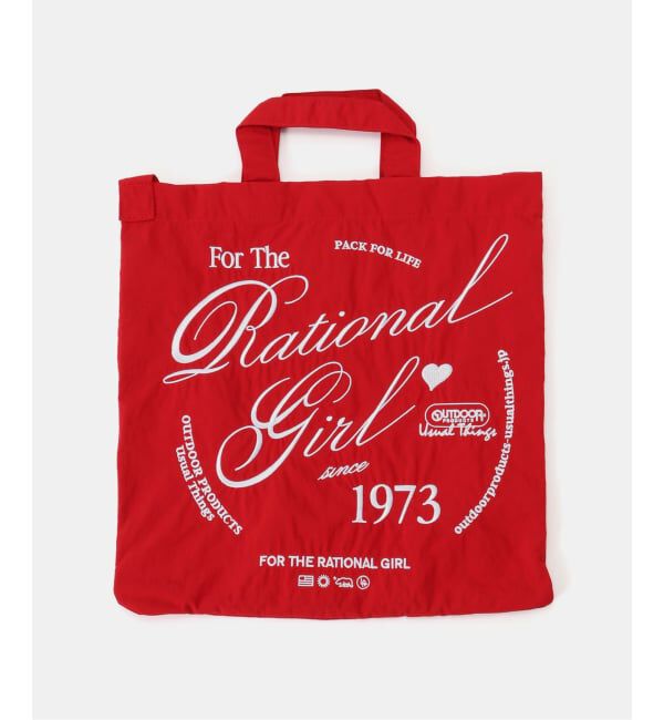 OUTDOOR PRODUCTS Usual Things「新色追加　Rational Girl ナイロン2WAYトート」|トートバッグ|