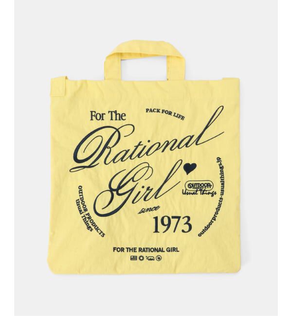 OUTDOOR PRODUCTS Usual Things「新色追加　Rational Girl ナイロン2WAYトート」|トートバッグ|