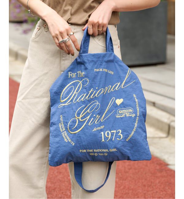 OUTDOOR PRODUCTS Usual Things「新色追加　Rational Girl ナイロン2WAYトート」|トートバッグ|