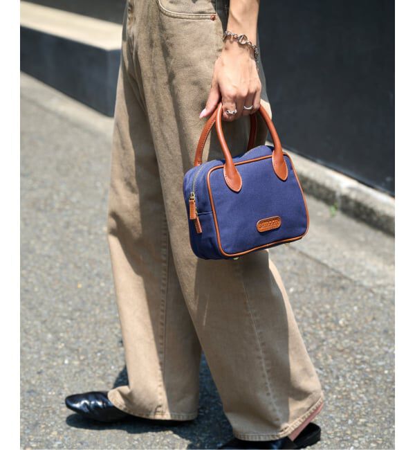 OUTDOOR PRODUCTS Usual Things「CANVAS LEATHER CUBE BAG」|ハンドバッグ|