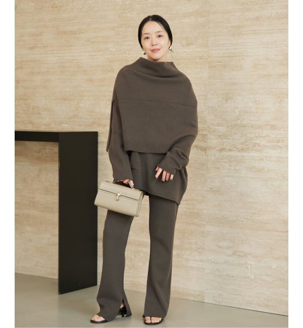 Plage「《一部カラー 一部店舗・WEB限定予約》Snood set ニット」|ニット・セーター|