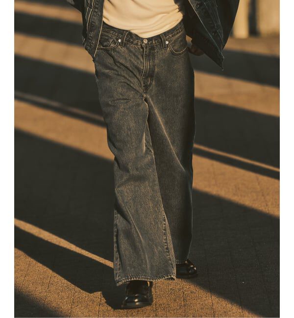 417 EDIFICE「Levi&rsquo;s(リーバイス) 別注 Baggy Wide Leg デニムパンツ（L28）」|デニム|