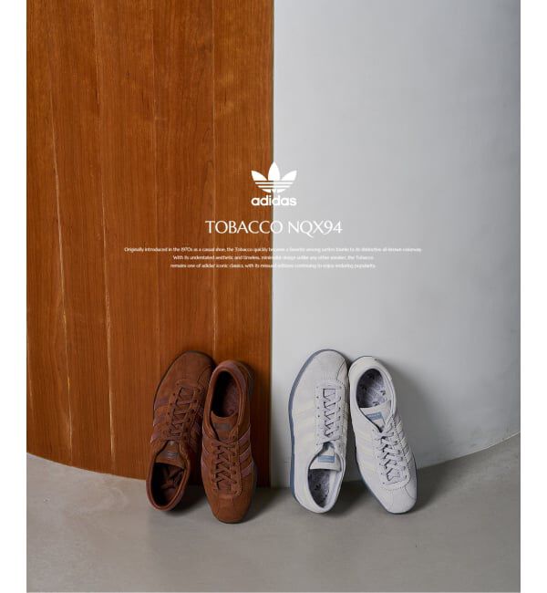 417 EDIFICE「adidas / アディダス TOBACCO NQX94 タバコ」|スニーカー|