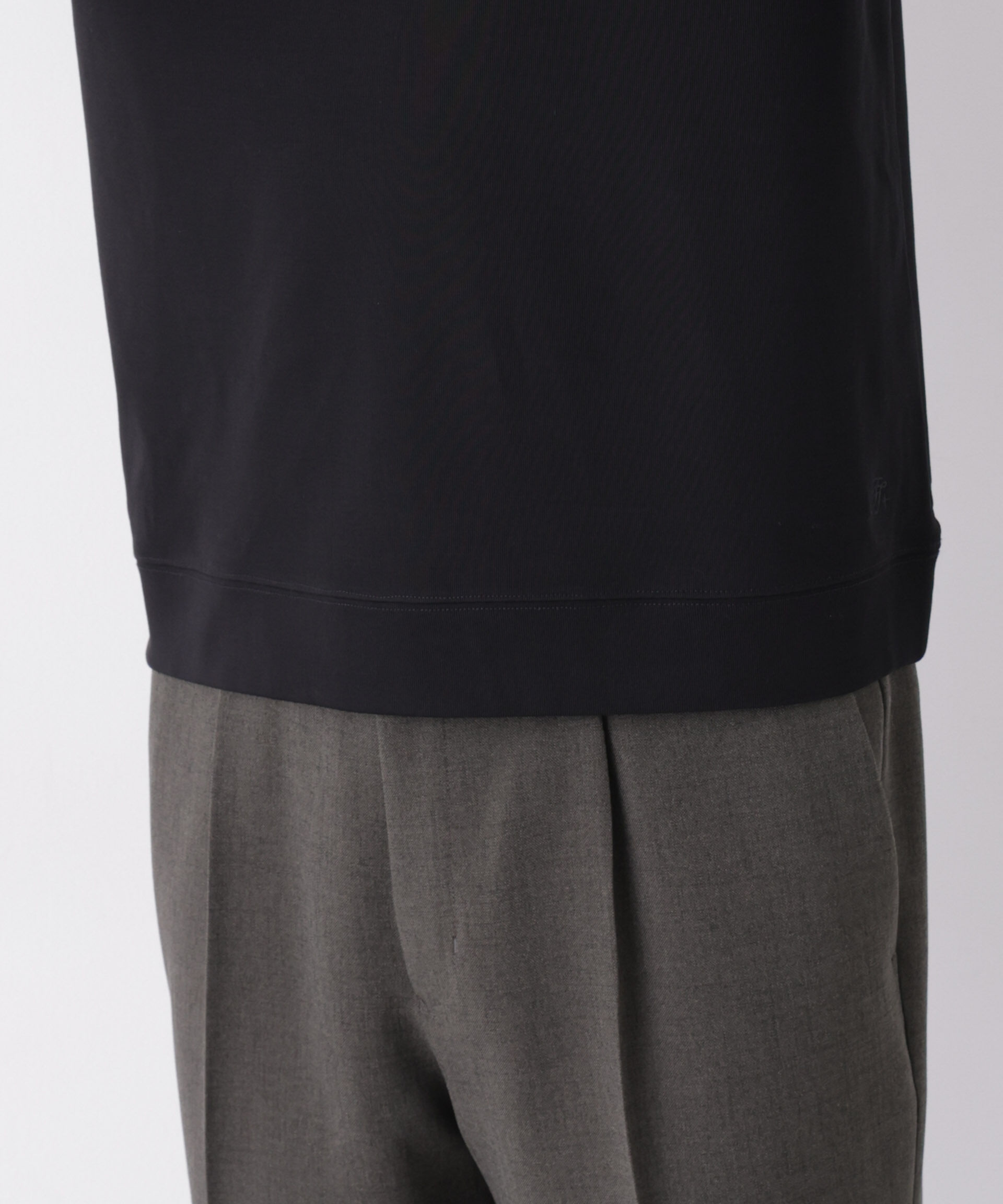 NANO universe「「FORMAL JERSEY」Plus デザインモックネック」|Tシャツ・カットソー|