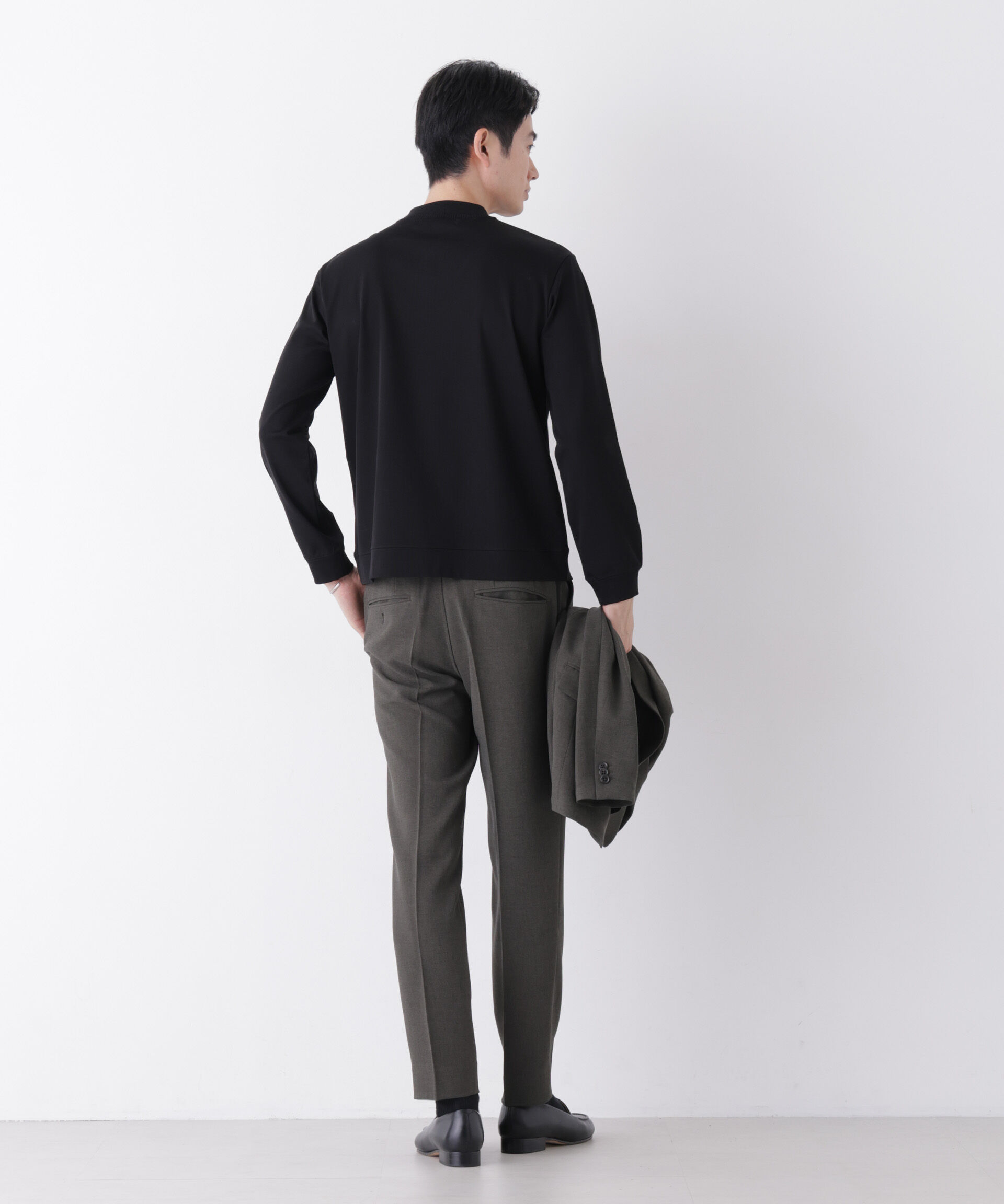 NANO universe「「FORMAL JERSEY」Plus デザインモックネック」|Tシャツ・カットソー|