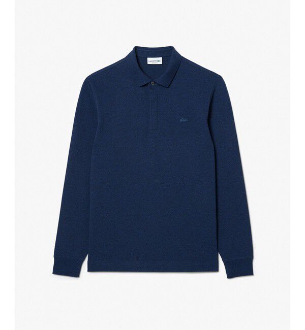 LACOSTE「比翼フロントロングスリーブポロシャツ」|ポロシャツ|