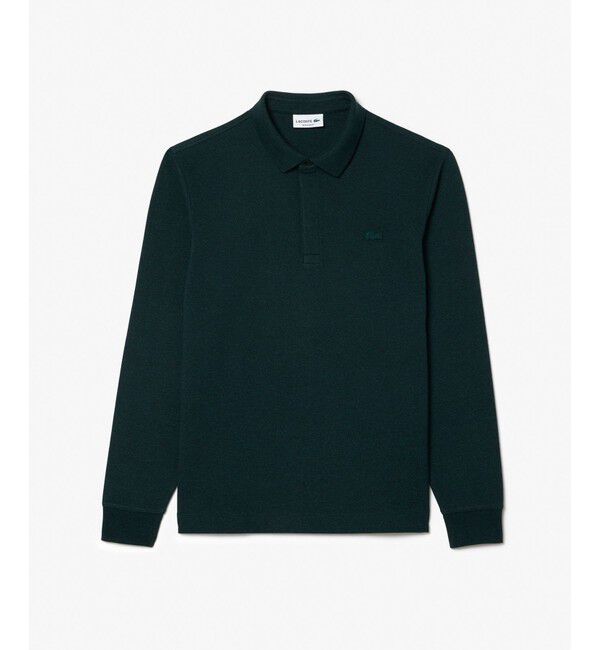 LACOSTE「比翼フロントロングスリーブポロシャツ」|ポロシャツ|