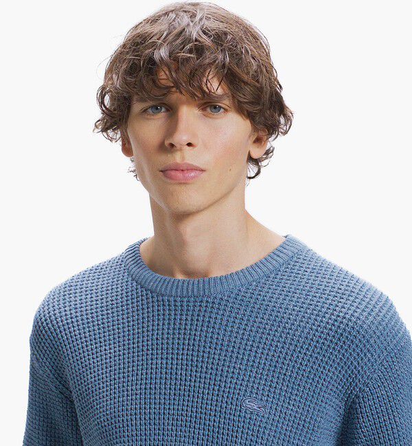 LACOSTE「ワッフルニットセーター」|ニット・セーター|