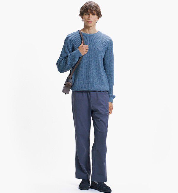 LACOSTE「ワッフルニットセーター」|ニット・セーター|