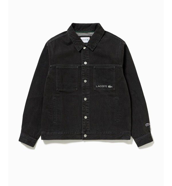 LACOSTE「デニムトラッカージャケット」|デニムジャケット|