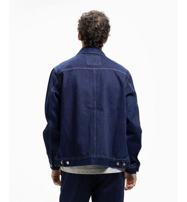 LACOSTE「デニムトラッカージャケット」|デニムジャケット|