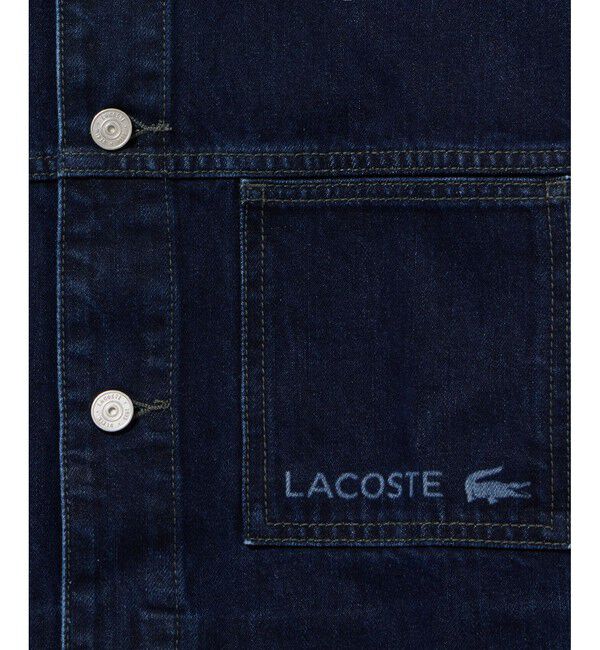 LACOSTE「デニムトラッカージャケット」|デニムジャケット|