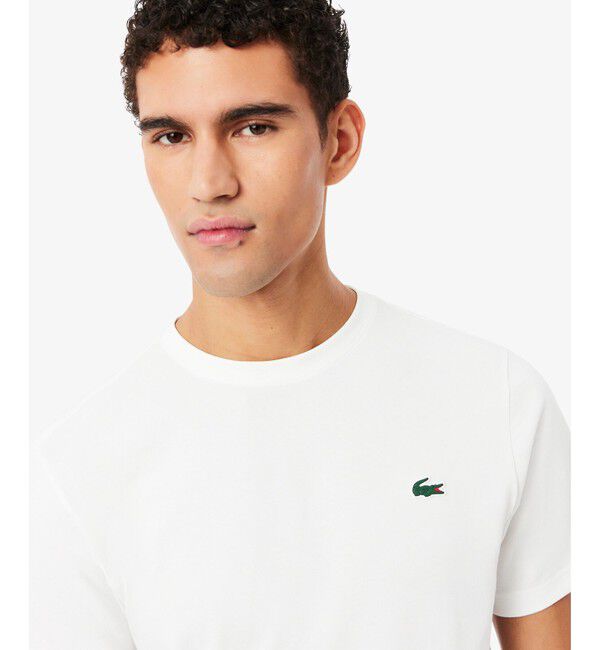 LACOSTE「『ダニール・メドベージェフ』ラケットプリントウルトラドライTシャツ」|Tシャツ・カットソー|