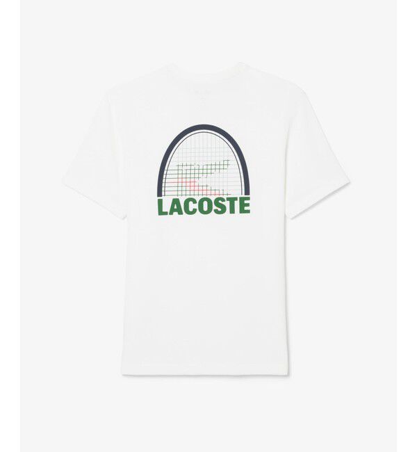 LACOSTE「『ダニール・メドベージェフ』ラケットプリントウルトラドライTシャツ」|Tシャツ・カットソー|