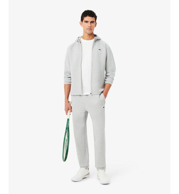 LACOSTE「『ダニール・メドベージェフ』ラケットプリントウルトラドライTシャツ」|Tシャツ・カットソー|