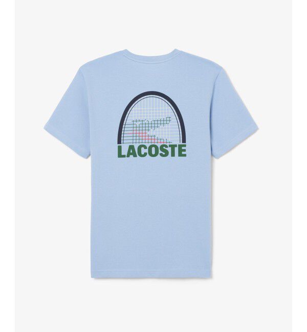 LACOSTE「『ダニール・メドベージェフ』ラケットプリントウルトラドライTシャツ」|Tシャツ・カットソー|