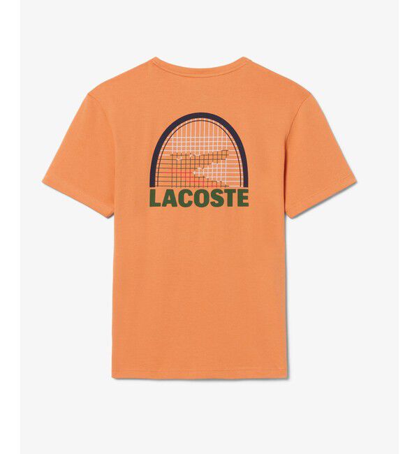 LACOSTE「『ダニール・メドベージェフ』ラケットプリントウルトラドライTシャツ」|Tシャツ・カットソー|