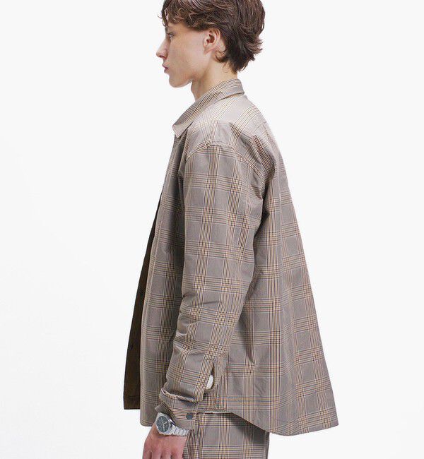 LACOSTE「グレンチェック リバーシブルシャツブルゾン」|シャツ・ブラウス|