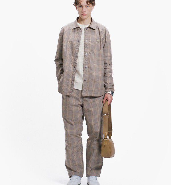 LACOSTE「グレンチェック リバーシブルシャツブルゾン」|シャツ・ブラウス|
