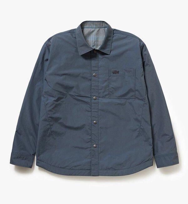 LACOSTE「グレンチェック リバーシブルシャツブルゾン」|シャツ・ブラウス|