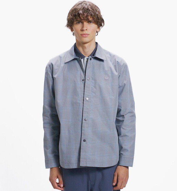 LACOSTE「グレンチェック リバーシブルシャツブルゾン」|シャツ・ブラウス|