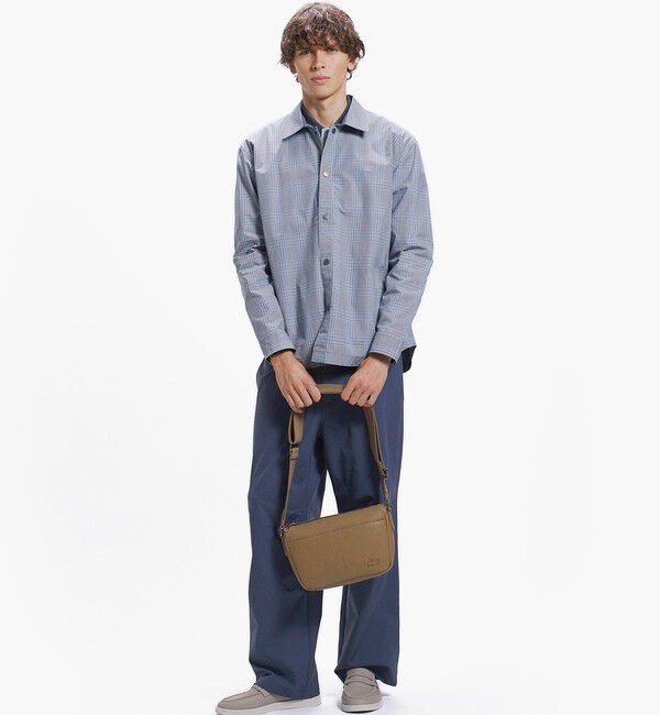 LACOSTE「グレンチェック リバーシブルシャツブルゾン」|シャツ・ブラウス|