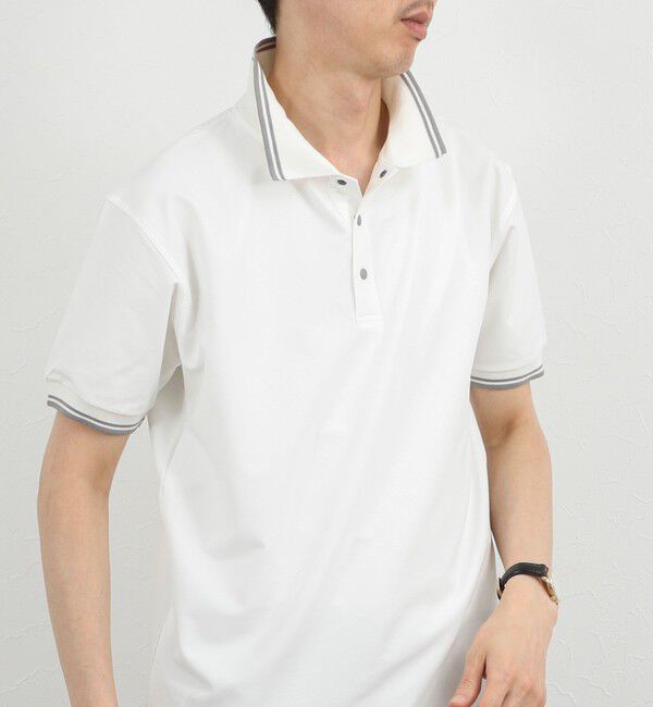 NOLLEY'S goodman「【WEB限定】【TAION/タイオン】NON DOWN BASIC JERSEY HARF SLEEVE POLO 26SS」|ポロシャツ|
