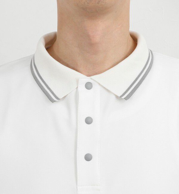 NOLLEY'S goodman「【WEB限定】【TAION/タイオン】NON DOWN BASIC JERSEY HARF SLEEVE POLO 26SS」|ポロシャツ|