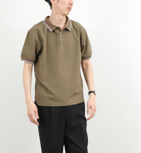 NOLLEY'S goodman「【WEB限定】【TAION/タイオン】NON DOWN BASIC JERSEY HARF SLEEVE POLO 26SS」|ポロシャツ|