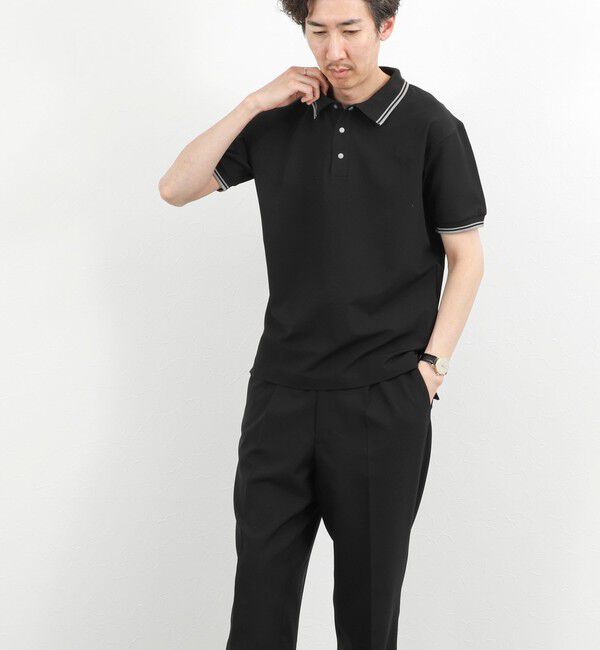 NOLLEY'S goodman「【WEB限定】【TAION/タイオン】NON DOWN BASIC JERSEY HARF SLEEVE POLO 26SS」|ポロシャツ|