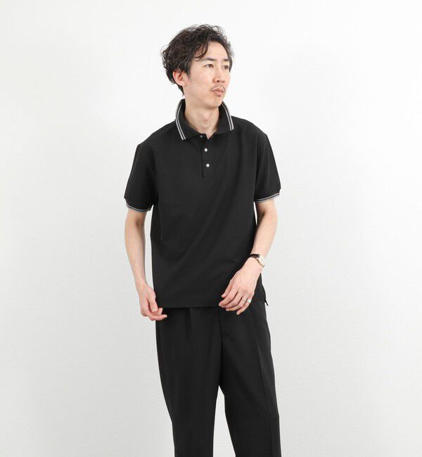 NOLLEY'S goodman「【WEB限定】【TAION/タイオン】NON DOWN BASIC JERSEY HARF SLEEVE POLO 26SS」|ポロシャツ|