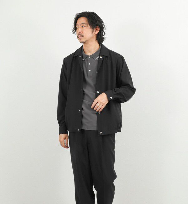NOLLEY'S goodman「【WEB限定】【TAION/タイオン】NON DOWN BASIC JERSEY HARF SLEEVE POLO 26SS」|ポロシャツ|