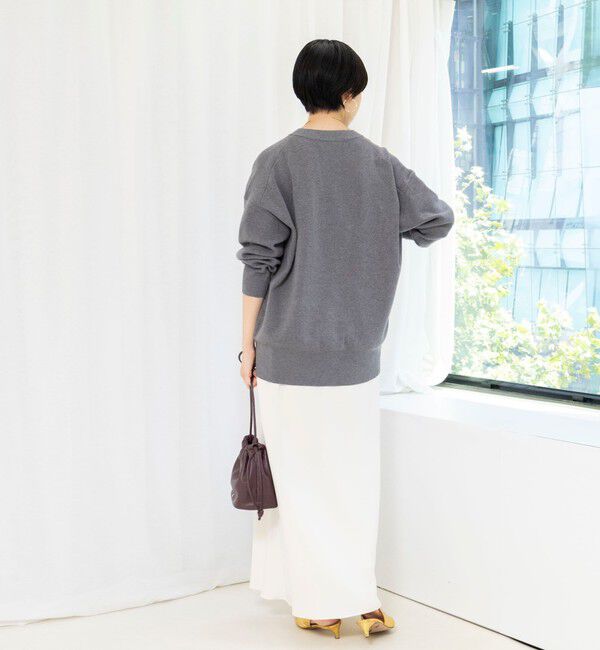NOLLEY'S sophi「ウォッシャブルダブルマットサテンナロースカート」|スカート|
