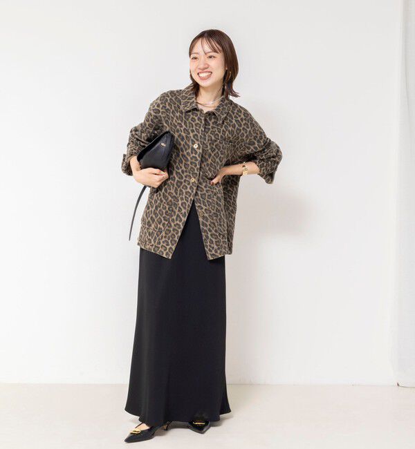 NOLLEY'S sophi「ウォッシャブルダブルマットサテンナロースカート」|スカート|