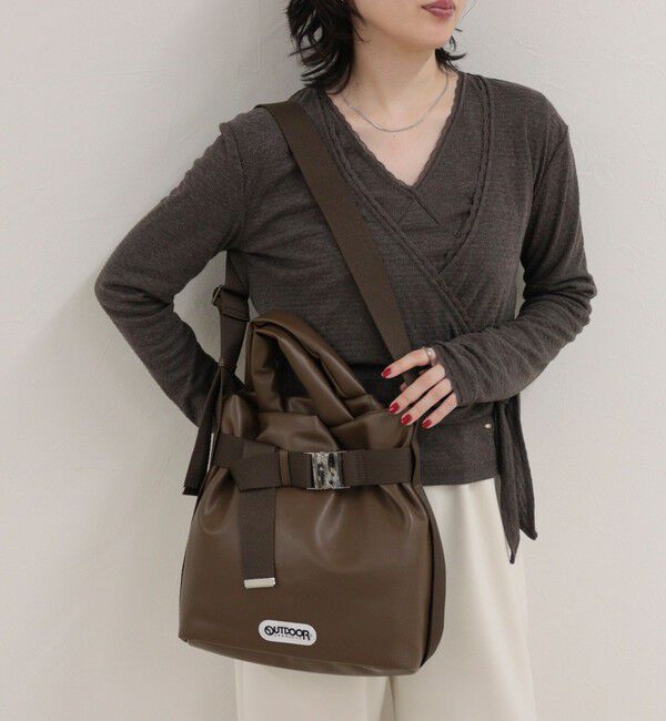 fredy emue「【OUTDOOR PRODUCTS】フェイクレザー2wayベルトトートバッグS」|トートバッグ|