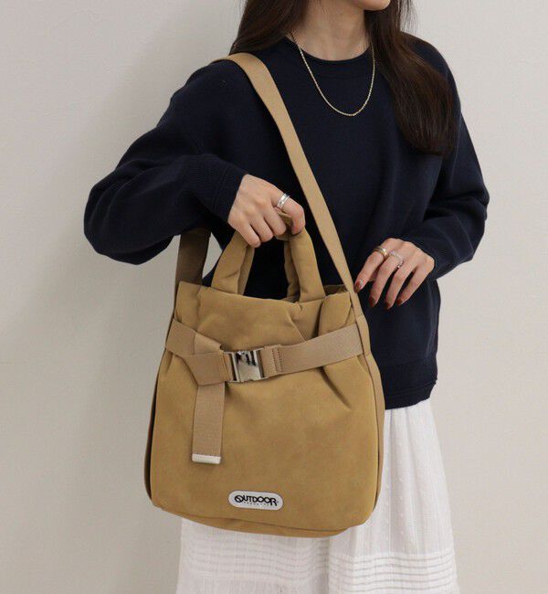 fredy emue「【OUTDOOR PRODUCTS】ヌバック2wayベルトトートバッグS」|トートバッグ|
