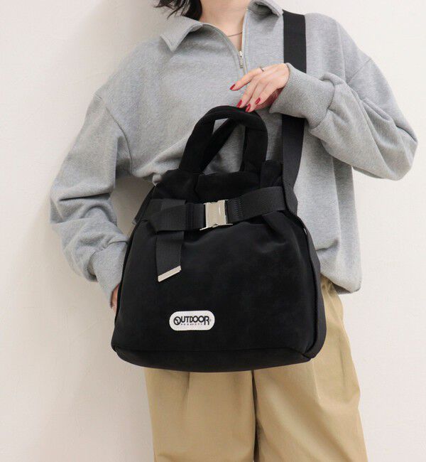 fredy emue「【OUTDOOR PRODUCTS】ヌバック2wayベルトトートバッグS」|トートバッグ|