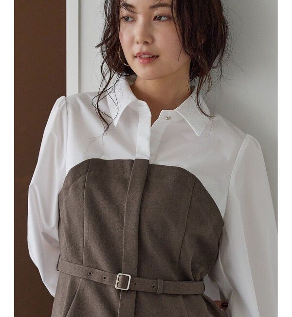 VIS「美easyウーリッシュドッキングシャツ/セットアップ対応」|シャツ・ブラウス|