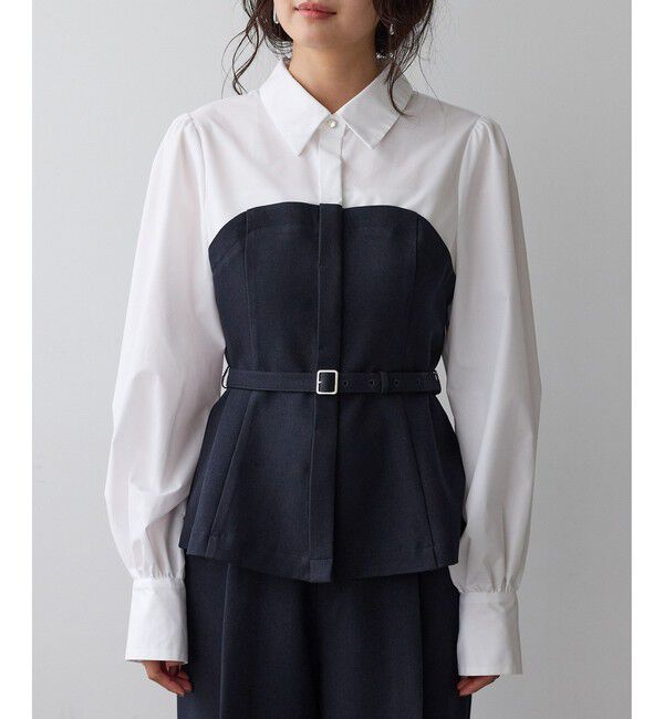 VIS「美easyウーリッシュドッキングシャツ/セットアップ対応」|シャツ・ブラウス|