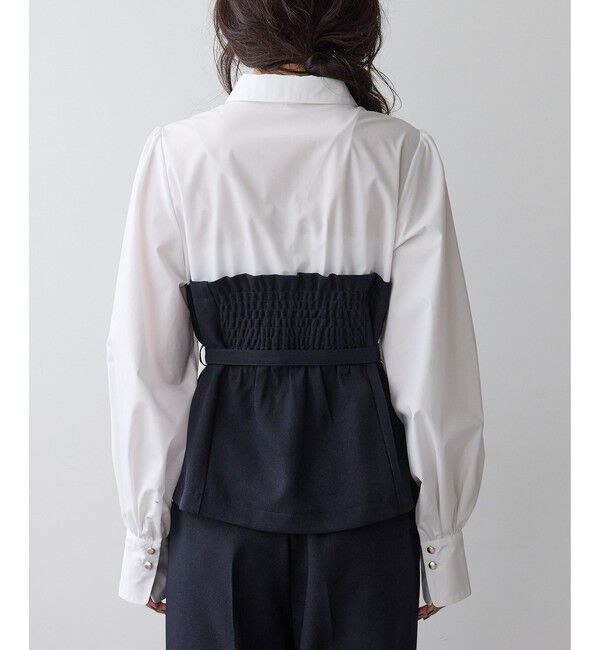 VIS「美easyウーリッシュドッキングシャツ/セットアップ対応」|シャツ・ブラウス|